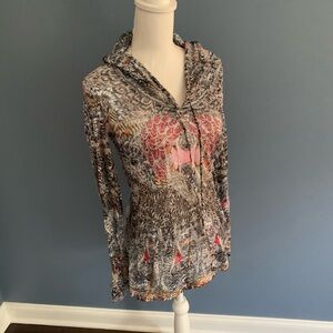 Bohemian Heart Embellished Hoodie ❤️